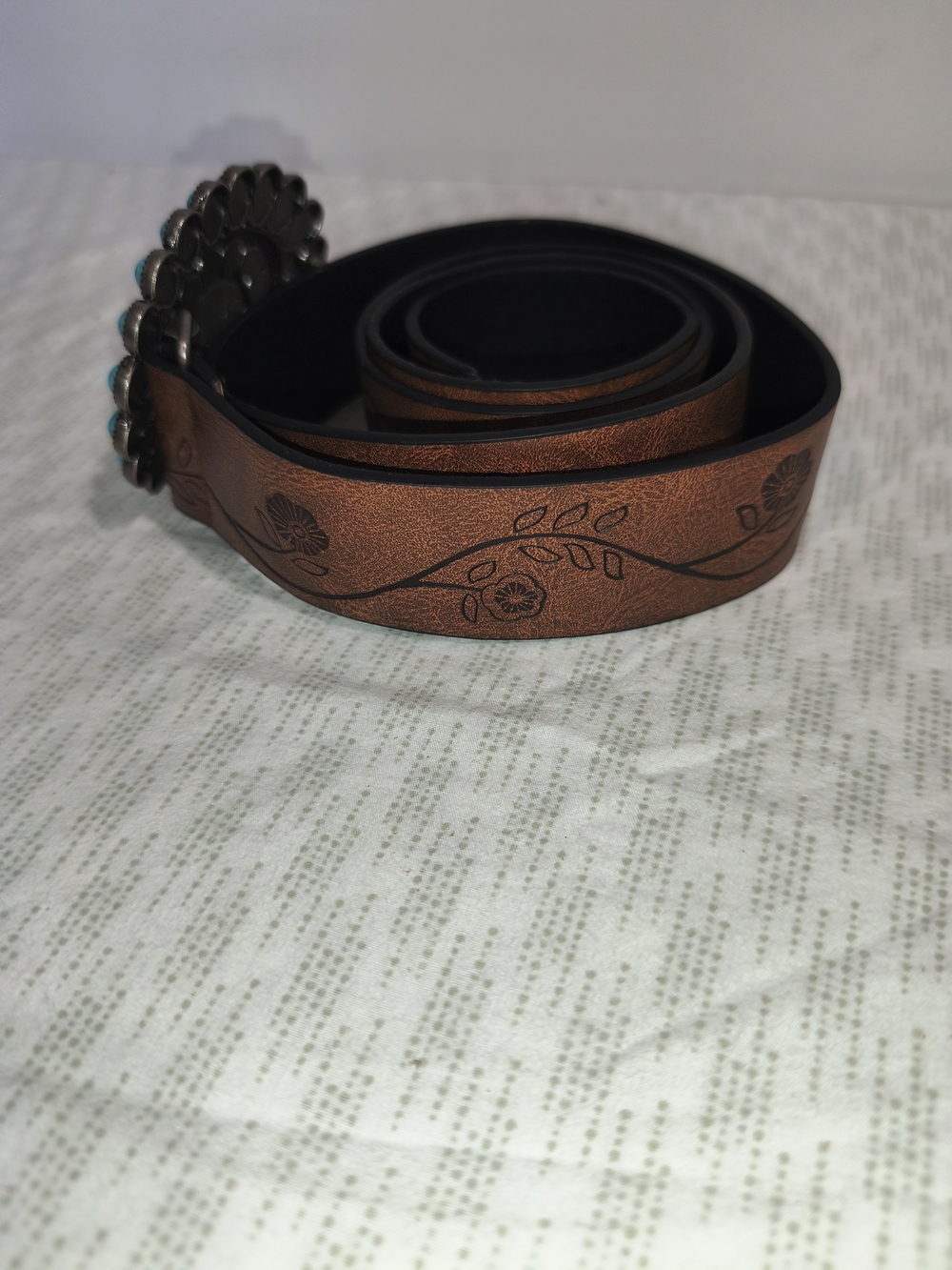 Turquoise Stone Concho Belt - Women Accessories Belts - Picture 2 of 6